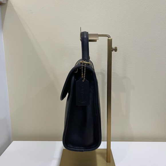 Vintage Coach Regina Satchel Black with Gold Hardware - Picture 5 of 12